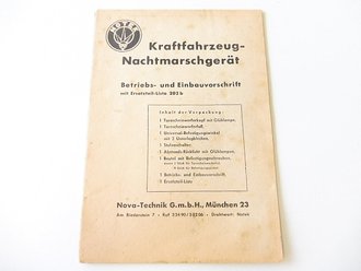 Notek " Betriebs- und Einbauvorschrift Kraftfahrzeug...