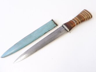 "Indianermesser" aus SA Dolch, Nachkriegsprodukt "Schwerter zu Pfugscharen"