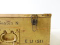 Kasten N für Einheitslaterne Stahl, Originallack und Beschriftung