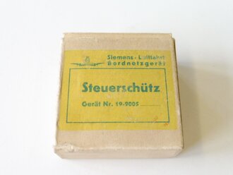 Luftwaffe Steuerschütz , Gerät Nr. 19-9005, in der originalen Umverpackung, Funktion nicht geprüft