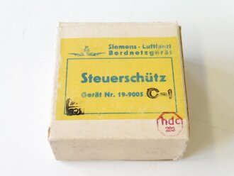 Luftwaffe Steuerschütz , Gerät Nr. 19-9005, in der originalen Umverpackung, Funktion nicht geprüft