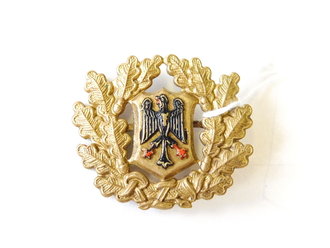 Zoll/Reichsfinanzverwaltung vergoldeter Feldmützenadler Weimarer Republik, Höhe 40mm