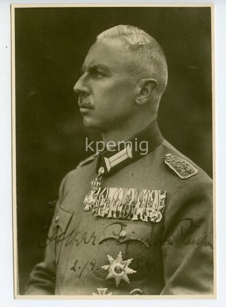 Oskar Prinz von Preußen, Foto im Postkartenformat...