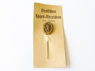 BRD, Deutsches Sport-Abzeichen in bronze, Miniatur 16mm