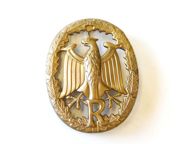 x210 Bundeswehr Leistungsabzeichen bronze auf oliv 1Stück 