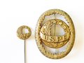 Europäisches Polizei Leistungsabzeichen USPE in bronze mit Miniatur