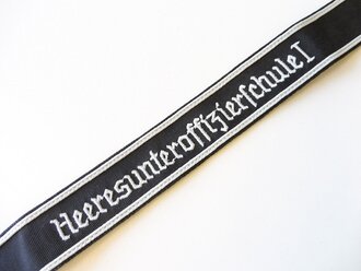 Bundeswehr Ärmelband Heeresunteroffizierschule I