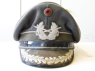 Bundeswehr Schirmmütze für Stabsoffiziere des Heeres, Kopfgrösse 56