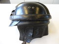 NSKK Sturzhelm Leder mit Emblem 1. Modell, leicht getragenes Stück