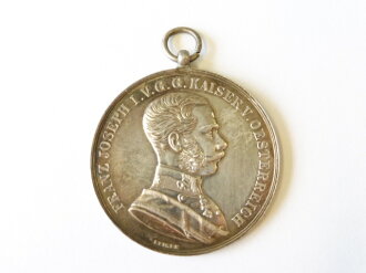 Österreich, große silberne Tapferkeitsmedaille, Bildnis Kaiser Franz Joseph