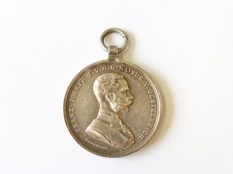 Österreich, kleine silberne Tapferkeitsmedaille, Bildnis Kaiser Franz Joseph