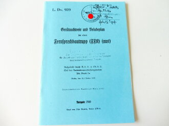 REPRODUKTION, L.Dv.939 Gerätnachweis und Beladeplan...