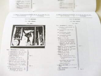 REPRODUKTION, L.Dv.939 Gerätnachweis und Beladeplan für einen Fernsprechbautrupp (FFR) (mot), Ausgabe 1940, A5, 61 Seiten