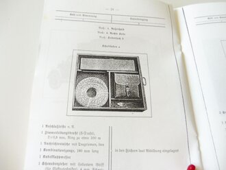 REPRODUKTION, L.Dv.702/2 Gerätnachweis und Beladeplan für Fernschreibanschlusstrupp G (mot) auf Kfz 305/2 (LC-Koffer), Ausgabe 1940, A5, 53 Seiten