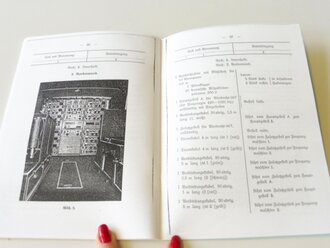 REPRODUKTION, L.Dv.702/2 Gerätnachweis und Beladeplan für Fernschreib-WT-Trupp (mot) auf Kfz.72, Ausgabe 1940, A5, 56 Seiten