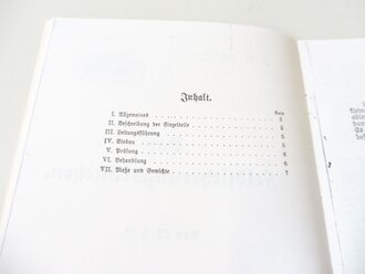 REPRODUKTION, H.Dv 95/22 Das Feldsicherungskästchen, datiert 1935, A5, 7 Seiten