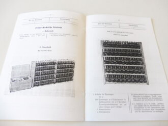 REPRODUKTION, D708 Beladeplan für einen m.Lkw.(o) (für Baumaterial) mit Fernsprechgerät und Baumaterial Satz Nr. 6, datiert 1939, A5, 20 Seiten