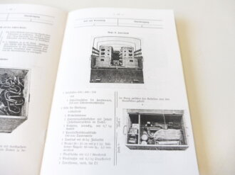 REPRODUKTION, D708 Beladeplan für einen m.Lkw.(o) (für Baumaterial) mit Fernsprechgerät und Baumaterial Satz Nr. 6, datiert 1939, A5, 20 Seiten