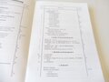 REPRODUKTION, D708 Beladeplan für einen m.Lkw.(o) (für Baumaterial) mit Fernsprechgerät und Baumaterial Satz Nr. 6, datiert 1939, A5, 20 Seiten