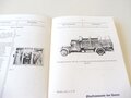 REPRODUKTION, D708 Beladeplan für einen m.Lkw.(o) (für Baumaterial) mit Fernsprechgerät und Baumaterial Satz Nr. 6, datiert 1939, A5, 20 Seiten