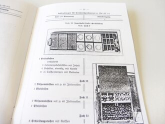 REPRODUKTION, L.Dv.952 Beladeplan für einen Lastkraftwagen für Fernsprechgerätevorrat, datiert 1938/40, A5, 49 Seiten