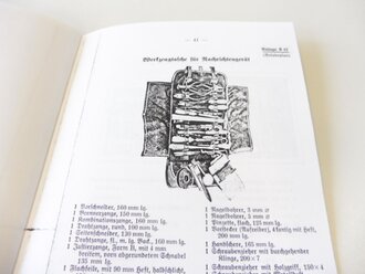 REPRODUKTION, L.Dv.952 Beladeplan für einen Lastkraftwagen für Fernsprechgerätevorrat, datiert 1938/40, A5, 49 Seiten