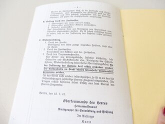 REPRODUKTION, D.1061/5 Merkblatt zur Bedienung des Schnellmorsebildschreibers (S.Mbs.), datiert 1941, A5, 4 Seiten