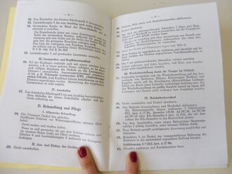 REPRODUKTION, D1029/2 Kleiner Wehrmachtrundfunkempfänger, datiert 1943, A5, 19 Seiten + Anlagen
