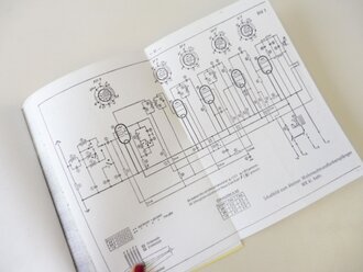 REPRODUKTION, D1029/2 Kleiner Wehrmachtrundfunkempfänger, datiert 1943, A5, 19 Seiten + Anlagen