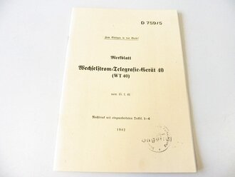 REPRODUKTION, D759/5 Merkblatt...