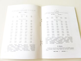 REPRODUKTION, D955 Anleitung für die Ausbildung in der Morseschrift, datiert 1932/33, A5, 45 Seiten