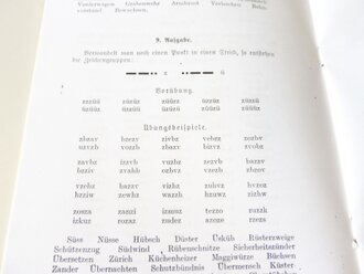 REPRODUKTION, D955 Anleitung für die Ausbildung in der Morseschrift, datiert 1932/33, A5, 45 Seiten