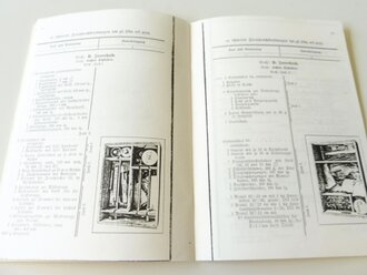 REPRODUKTION, D708 Gerätnachweis für einen schweren Fernsprechtrupp (mot), datiert 1935/36, A5, 41 Seiten