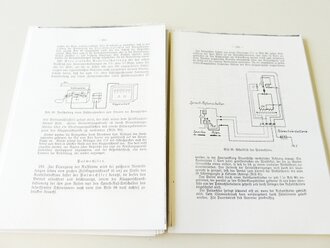 REPRODUKTION, H.Dv. 164 Unterrichtsbuch für die Fernsprechtechnik im Heere, datiert 1930, A5, 192 Seiten