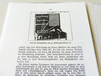 REPRODUKTION, H.Dv. 164 Unterrichtsbuch für die Fernsprechtechnik im Heere, datiert 1930, A5, 192 Seiten