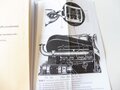 REPRODUKTION, H.Dv. 195/7 L.Dv.2307 Der Maschinensatz 220 Volt (Wechselstrom) 15/18 kVA, datiert 1942, A5, 54 Seiten + Anlagen
