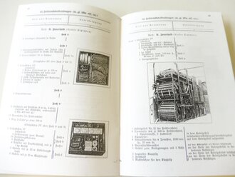 REPRODUKTION, D710 Gerätnachweis für einen Feldfernkabeltrupp a (mot), datiert 1937/42, A5, 47 Seiten