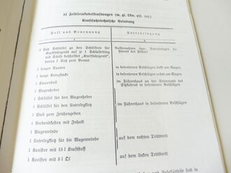 REPRODUKTION, D710 Gerätnachweis für einen Feldfernkabeltrupp a (mot), datiert 1937/42, A5, 47 Seiten
