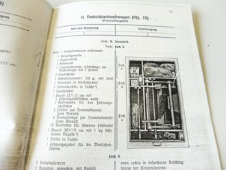 REPRODUKTION, D701 Gerätnachweis für einen kleinen Fernsprechtrupp b (mot) und c (mot) mit Nachr. kw. (Kfz 15), datiert 1938/39, A5, 45 Seiten