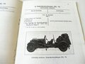 REPRODUKTION, D701 Gerätnachweis für einen kleinen Fernsprechtrupp b (mot) und c (mot) mit Nachr. kw. (Kfz 15), datiert 1938/39, A5, 45 Seiten