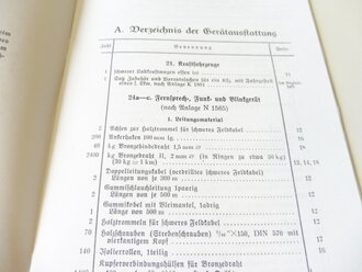 REPRODUKTION, D715 Beladeplan für einen Lastkraftwagen für Fernsprechleitungsmaterial 2 mm, datiert 1941, A5, 18 Seiten + Anlage