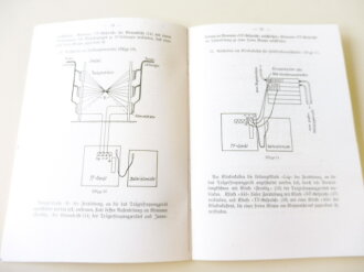 REPRODUKTION, D763/5 Merkblatt zur Bedienung des Trägerfrequenzgerätes a, datiert 1939, A5, 19 Seiten