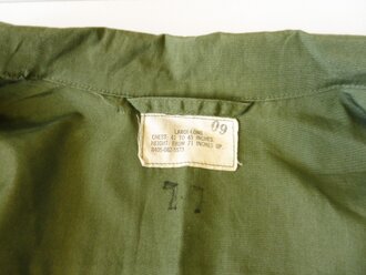 U.S. 1967 dated Coat Mans Combat, Tropical, size Large Long, unused, Schulterbreite 51 cm, Armlänge 67 cm