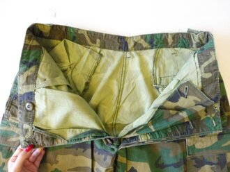 U.S. 1979 dated Trousers, Hot Weather, Camouflage pattern, size Large Long, used