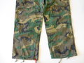 U.S. 1979 dated Trousers, Hot Weather, Camouflage pattern, size Large Long, used