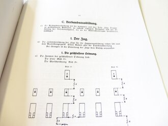 REPRODUKTION, H.Dv.421/6d Ausbildungsvorschrift für die Nachrichtentruppe, Die Fernsprechbetriebskompanie (mot), datiert 1940, A4, 24 Seiten