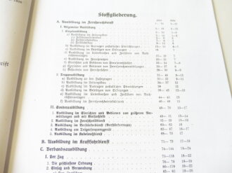 REPRODUKTION, H.Dv.421/6g Ausbildungsvorschrift für die Nachrichtentruppe, Die Fernsprechbetriebskompanie (mot), datiert 1940, A4, 24 Seiten