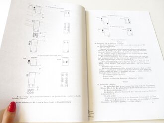 REPRODUKTION, H.Dv.421/6g Ausbildungsvorschrift für die Nachrichtentruppe, Die Fernsprechbetriebskompanie (mot), datiert 1940, A4, 24 Seiten