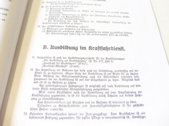 REPRODUKTION, H.Dv.421/6g Ausbildungsvorschrift für die Nachrichtentruppe, Die Fernsprechbetriebskompanie (mot), datiert 1940, A4, 24 Seiten