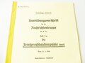 REPRODUKTION, H.Dv.421/6g Ausbildungsvorschrift für die Nachrichtentruppe, Die Fernsprechbetriebskompanie (mot), datiert 1940, A4, 24 Seiten